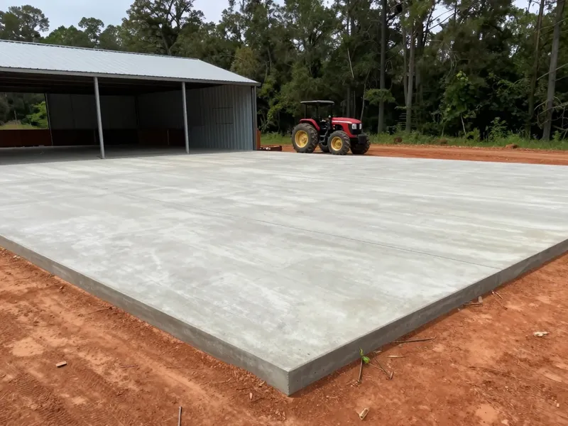 Heavy equipment storage pad